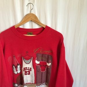 Vintage Chicago Bulls Sweatshirt Michael Jordan